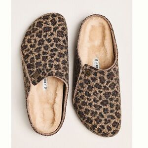 Birkenstock zermatt wool felt shearling Clogs NWT